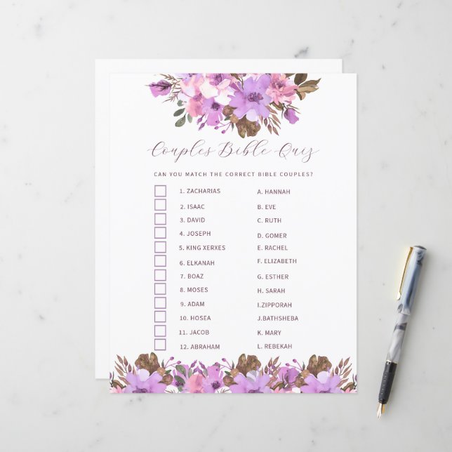 Lámina Prueba de Biblia de Parejas de Ducha Británica (Anverso/Reverso In Situ)