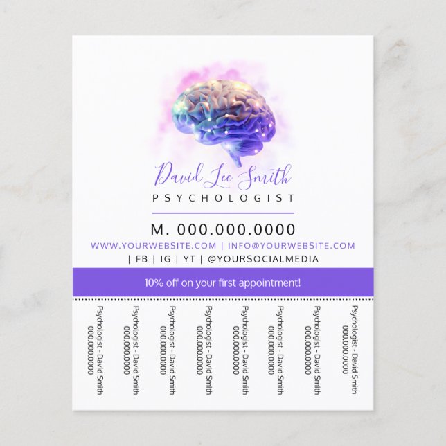 Lámina Psicólogo / Neuroólogo (Anverso)