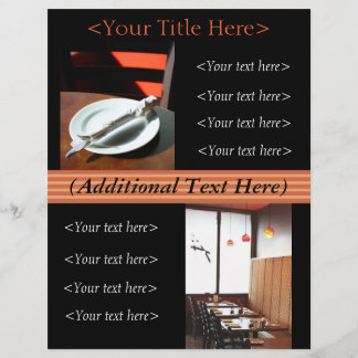 Lámina Publicidad en el restaurante personalizado / Volan