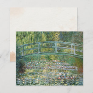 Lámina Puente Japonés Nenúfar Arte de Claude Monet