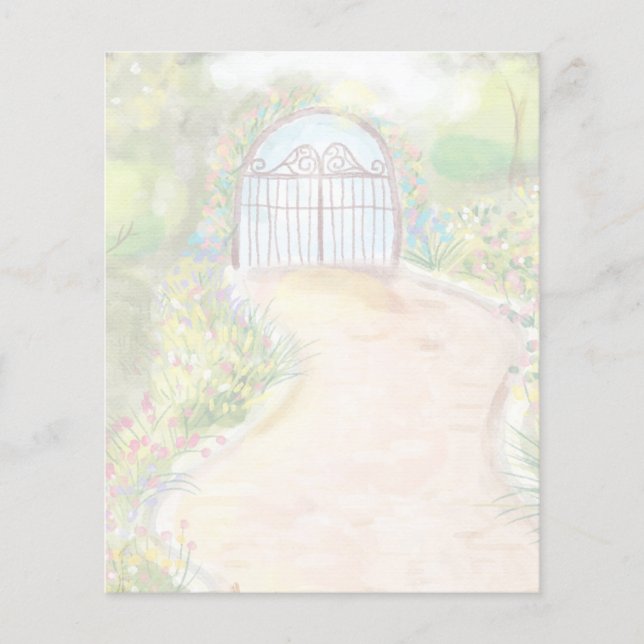 Lámina Puerta de jardín (Anverso)