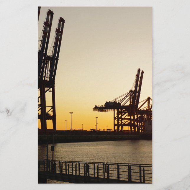 Lámina puerto de hamburg (Anverso)