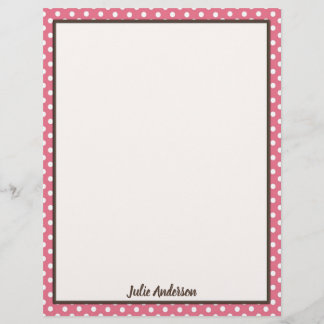 Lámina Punto de Polka Rosa - Cabezal de doble cara