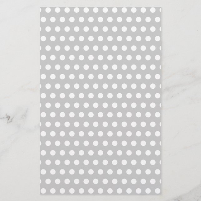 Lámina Puntos blancos en gris claro (Anverso)