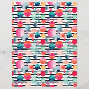 Lámina Puntos de Polka y franjas 1