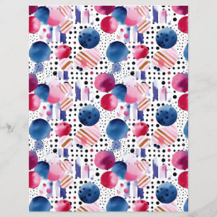 Lámina Puntos de polka y franjas 2