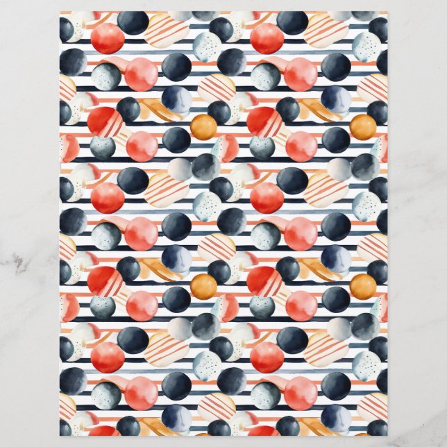 Lámina Puntos de Polka y franjas 3 (Reverso)