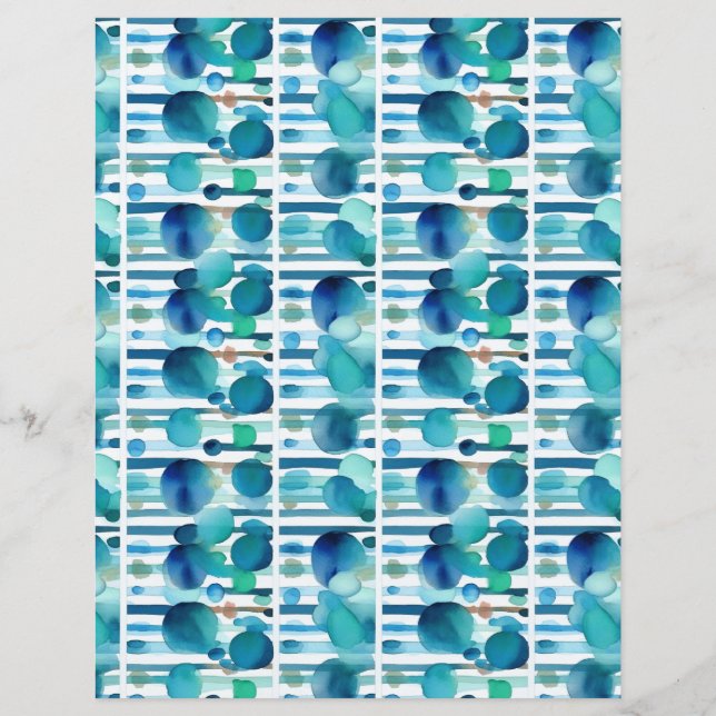 Lámina Puntos de polka y franjas 7 (Reverso)