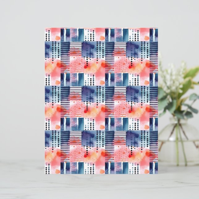 Lámina Puntos de Polka y franjas 9 (Anverso de pie)