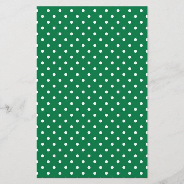 Lámina Puntos verdes y blancos (Anverso)