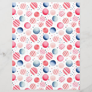 Lámina Puntos y franjas de polka 16