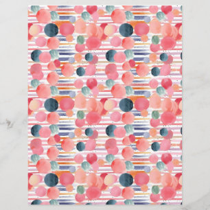 Lámina Puntos y franjas de polka 17