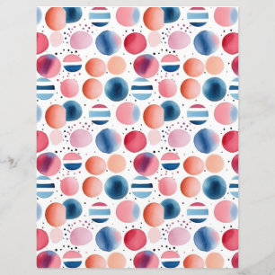 Lámina Puntos y franjas de polka 19