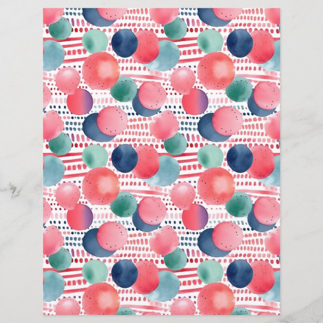 Lámina Puntos y franjas de polka 21 (Reverso)