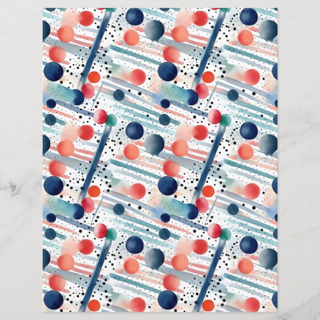 Lámina Puntos y franjas de polka 22 (Reverso)