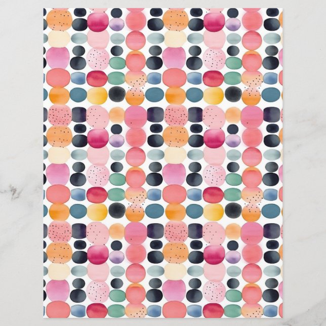 Lámina Puntos y franjas de polka 23 (Reverso)