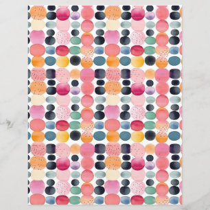 Lámina Puntos y franjas de polka 23