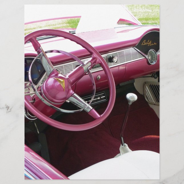Lámina Purple Chevy Bel Air (Anverso)