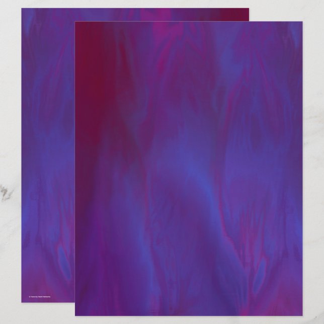 Lámina Purple Skies Scrapbook Paper 2-Sided Page (Anverso / Reverso)