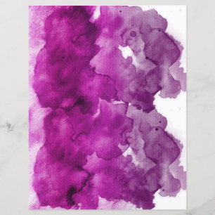 Lámina Purple watercolor stains soft pastel scrapbook