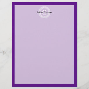 Lámina Purple Whats Crónica Griega Marco De Rand Monogram