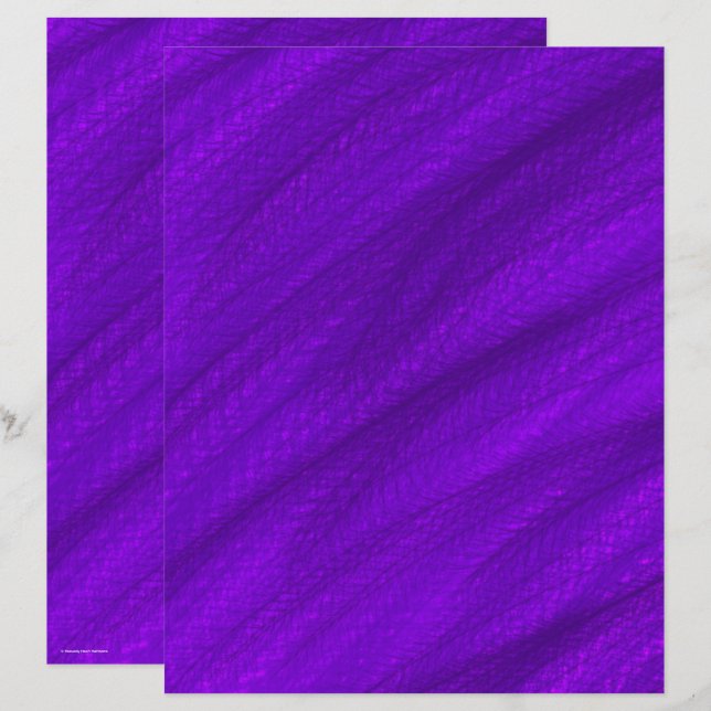 Lámina Purple Wheat Field Scrapbook Paper 2-Sided Page (Anverso / Reverso)