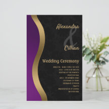 Purple y Gold de estilo