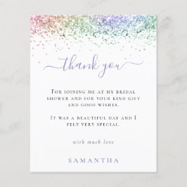 Lámina Purpurina arcoiris de presupuesto Foto ducha de no