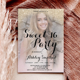 Lámina purpurina de oro claro elegante foto presupuesto S