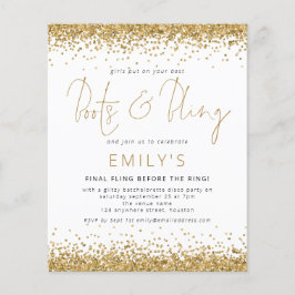 Lámina PURPURINA de oro de BUDGET Bachelorette Disco Invi