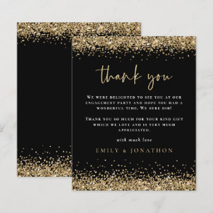 Lámina Purpurina de oro de presupuesto Compromiso Negro G