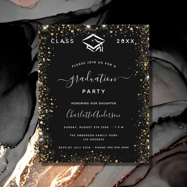 Lámina Purpurina de oro negro para la graduación del pres (Subido por el creador)