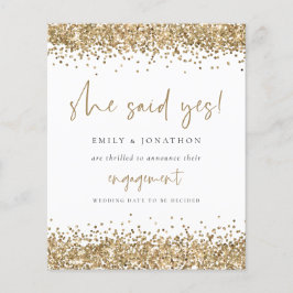 Lámina Purpurina De Oro Presupuestario Foto Dijo Sí Compr