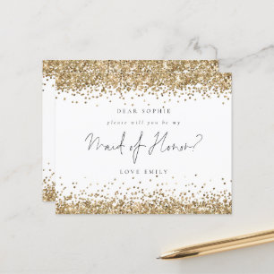 Lámina Purpurina de Oro Presupuestario Maid of Honor Requ