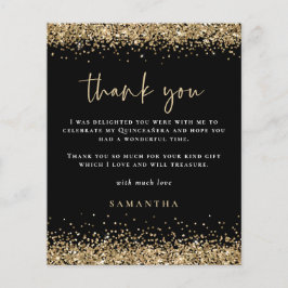 Lámina Purpurina de Oro Presupuestario Quinceañera Fiesta