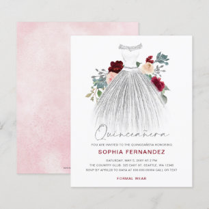 Lámina Purpurina de plata de borgoña de presupuesto vesti