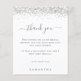 Lámina Purpurina de plata de presupuesto Foto ducha de no