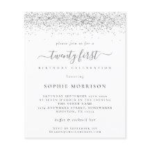 Purpurina de Plata Presupuestaria Invitación a 21º