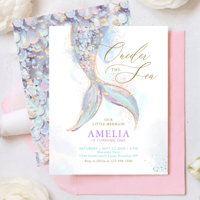 Lámina PURPURINA de PRESUPUESTO Mermaid ONEder the Sea Bi (Subido por el creador)