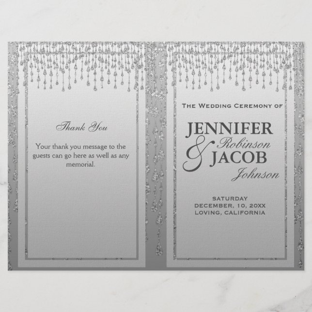 Lámina Purpurina plateado (Anverso)