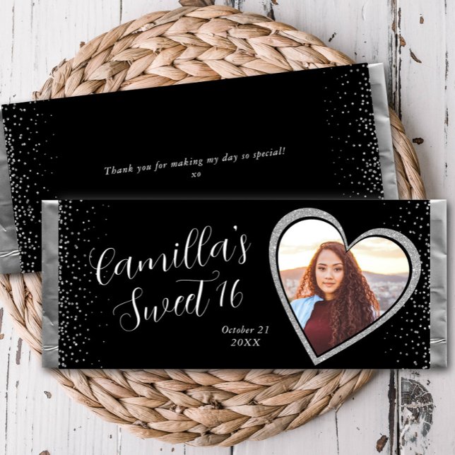 Lámina Purpurina plateado Personalizado negro envolvimien (Subido por el creador)