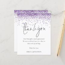 Purpurina púrpura elegante presupuesto Boda Gracia