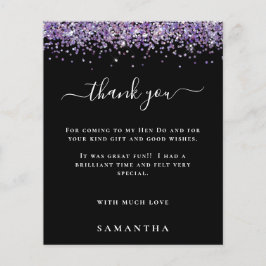 Lámina Purpurina púrpura presupuesto Foto Hen Fiesta Negr