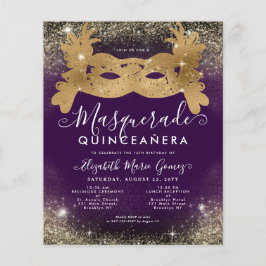 Lámina Purpurina Quinceanera