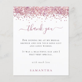 Lámina Purpurina rosado de presupuesto Foto ducha de novi