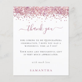 Lámina Purpurina Rosado Presupuestario Foto Quinceanera G