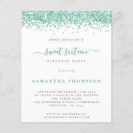 Lámina Purpurina Verde azulado Presupuestario Dulce Invit