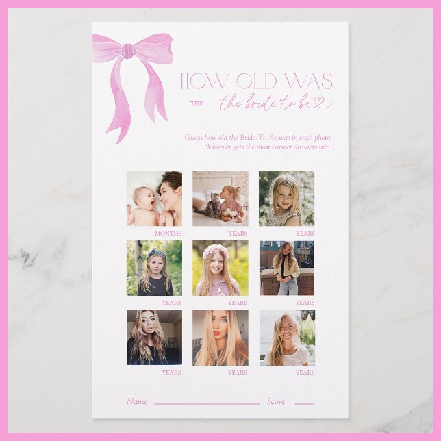 Lámina ¿Qué Edad Tenía El Juego De Ducha Bridal De Novias (Subido por el creador)