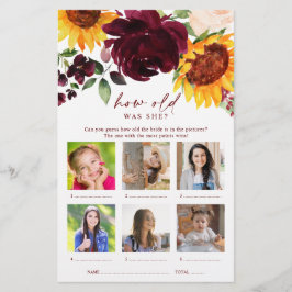 Lámina Qué Edad Tenía Fotografiar El Juego De La Ducha De