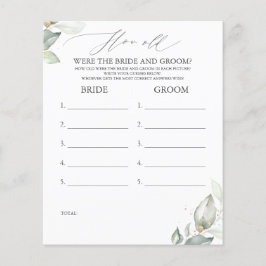 Lámina ¿Qué edad tenían los juegos de BRIDE y GROOM?